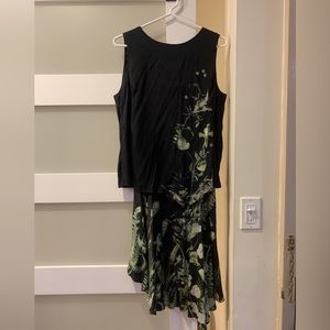 The Kit silk floral dress & top sz.10
